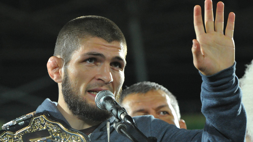 Нурмагомедов встретился с экс-чемпионом мира по боксу Гассиевым