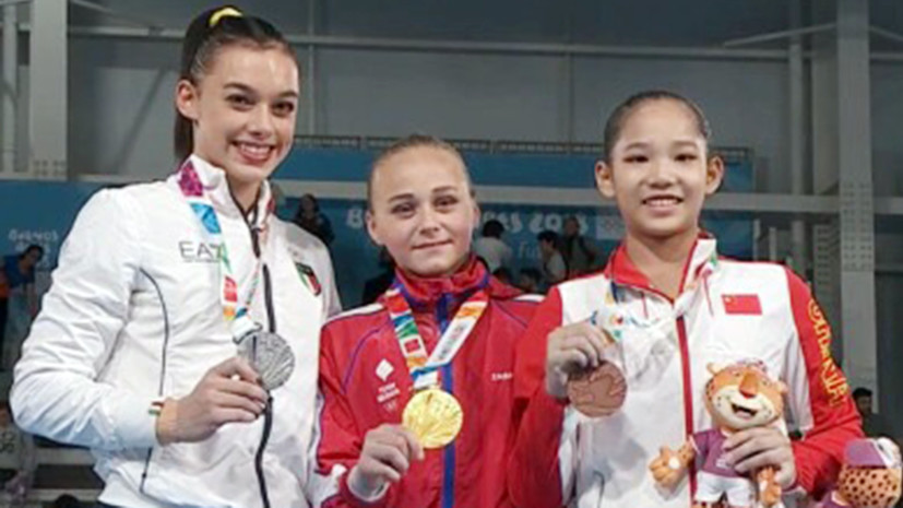 Гимнасты принесли три медали в копилку сборной России в седьмой день юношеских Олимпийских игр