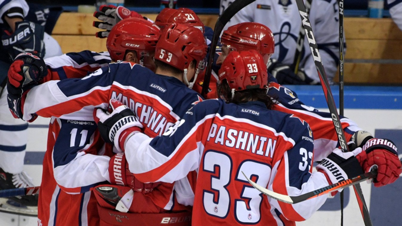 ЦСКА разгромил «Амур» в матче регулярного чемпионата КХЛ