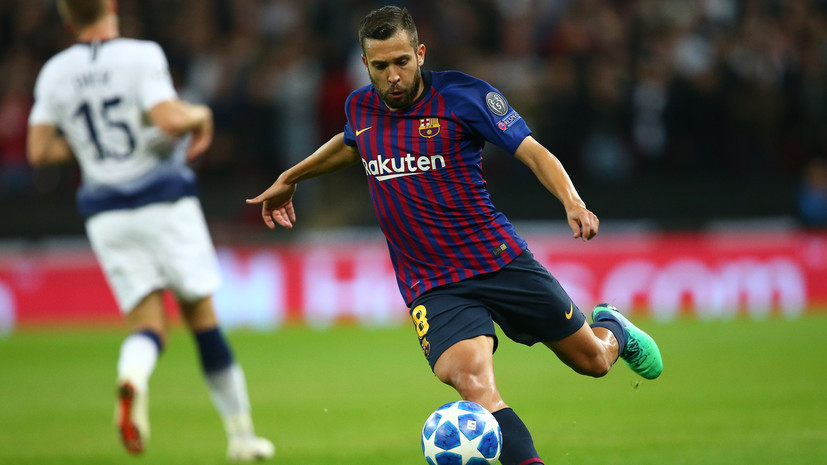 Футболист «Барселоны» Альба не вызывается в сборную Испании из-за конфликта с тренером