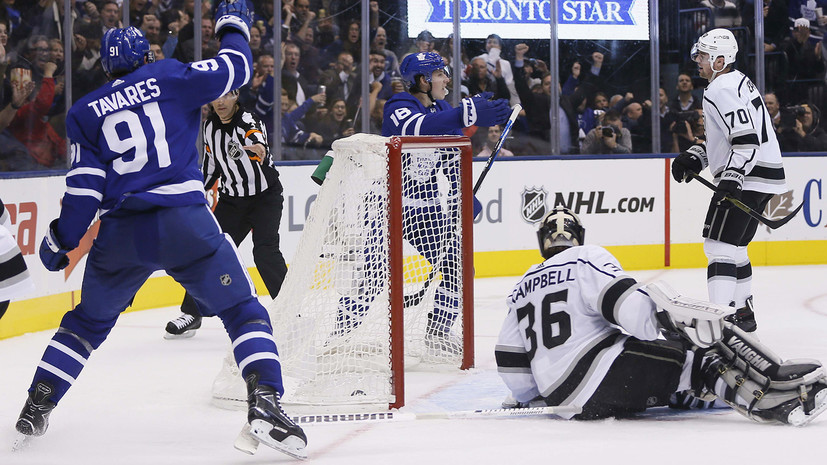 Шайба Ковальчука не помогла «Лос-Анджелесу» избежать поражения от «Торонто» в НХЛ