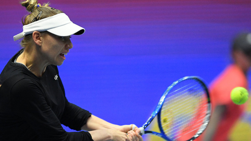 Звонарёва одержала победу над Хромачёвой в первом круге теннисного Кубка Кремля