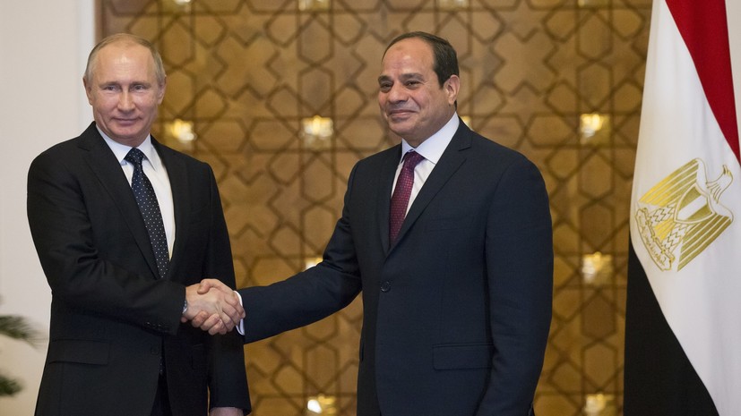 Ушаков назвал темы переговоров Путина и президента Египта
