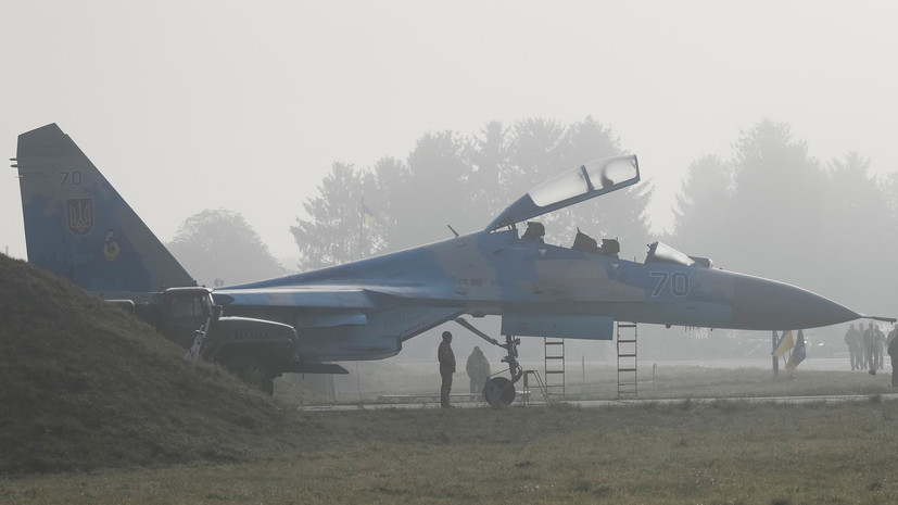 На борту разбившегося на Украине Су-27 могли находиться боеприпасы