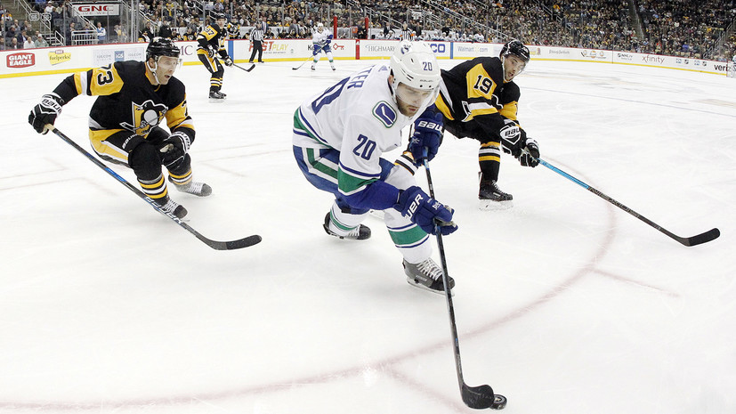 Голевая передача Малкина не спасла «Питтсбург» от поражения в матче НХЛ с «Ванкувером»
