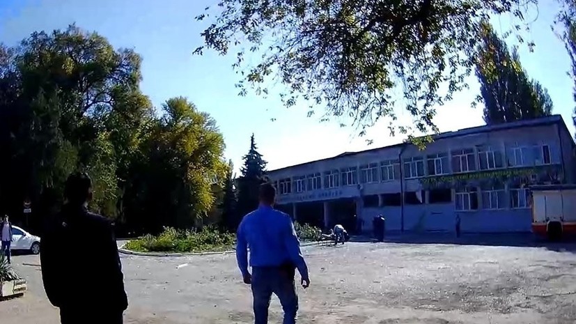 Опубликовано видео с места взрыва в Керчи