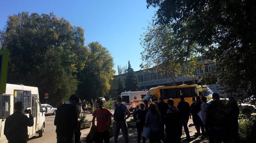 Более 200 военных направлены в Керчь на место взрыва в колледже