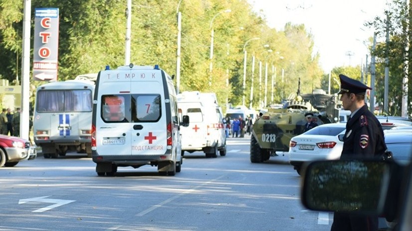 Минздрав: 37 человек находятся в стационарах после трагедии в Керчи