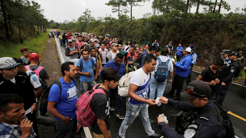 В сторону США движется состоящий из 4 тысяч человек «караван мигрантов»