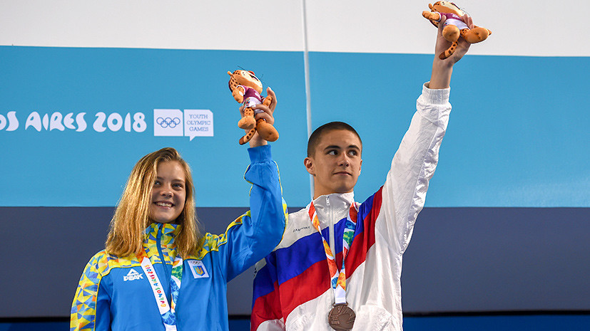 «Спорт вне политики»: российско-украинский дуэт по прыжкам в воду завоевал бронзу на юношеской Олимпиаде