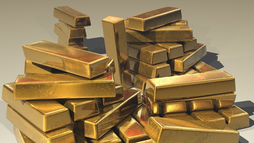 Запасы золота в резервах России за сентябрь выросли на 1,87%