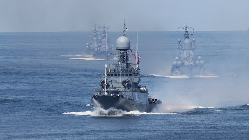 Российские моряки провели ракетные стрельбы на Балтике