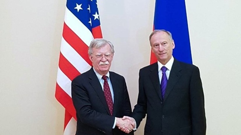 Болтон и Патрушев в Москве обсудили «соглашения о вооружении»