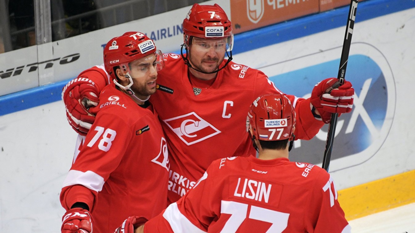 «Спартак» в столичном дерби обыграл «Динамо» в регулярном чемпионате КХЛ