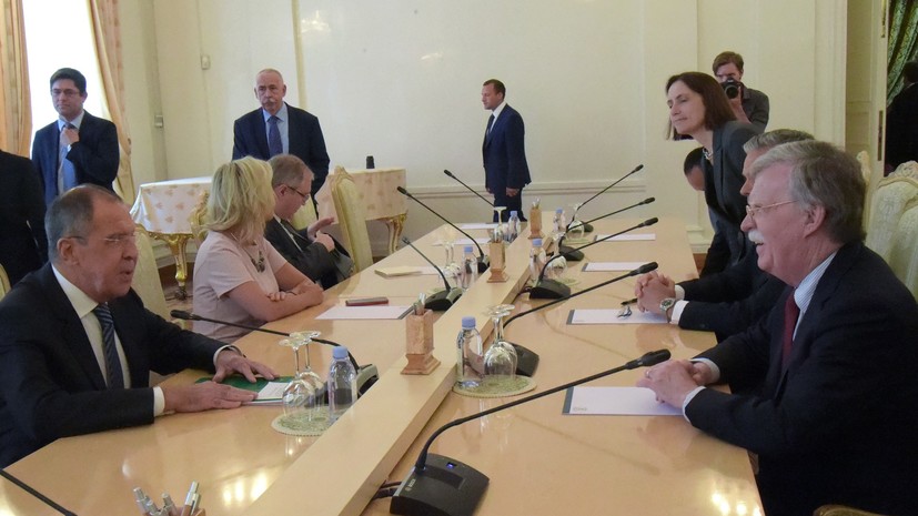 ДРСМД, СНВ и двустороннее взаимодействие: Болтон провёл переговоры с Лавровым и Патрушевым в Москве