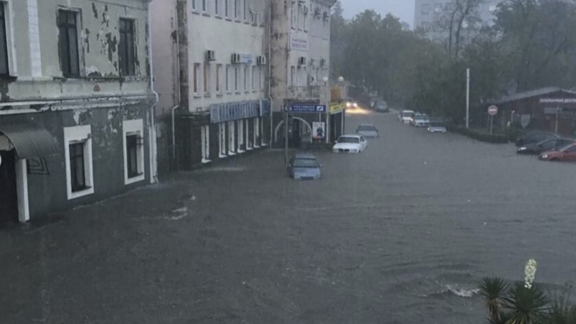 В Краснодарском крае в результате проливных дождей погибли два человека