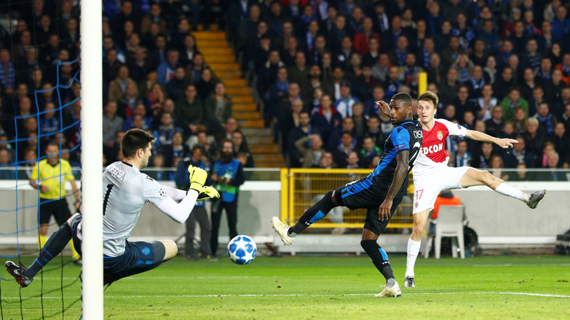 Анри отметил результативную передачу Головина в матче ЛЧ «Брюгге» — «Монако»