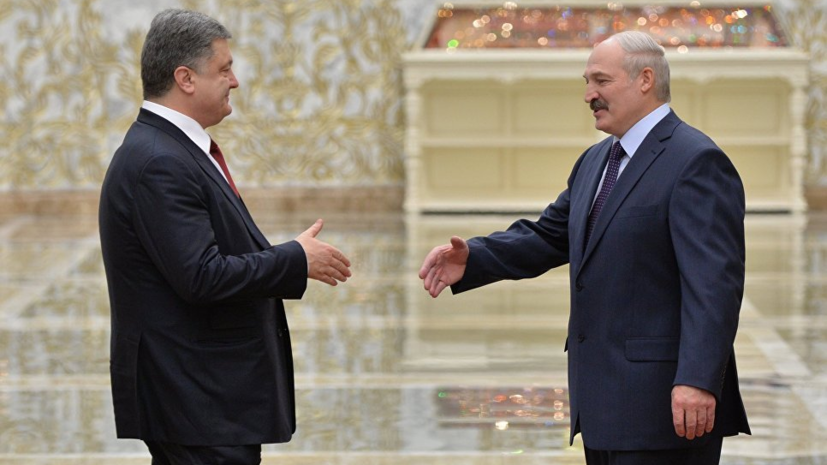 Лукашенко и Порошенко проведут встречу 26 октября