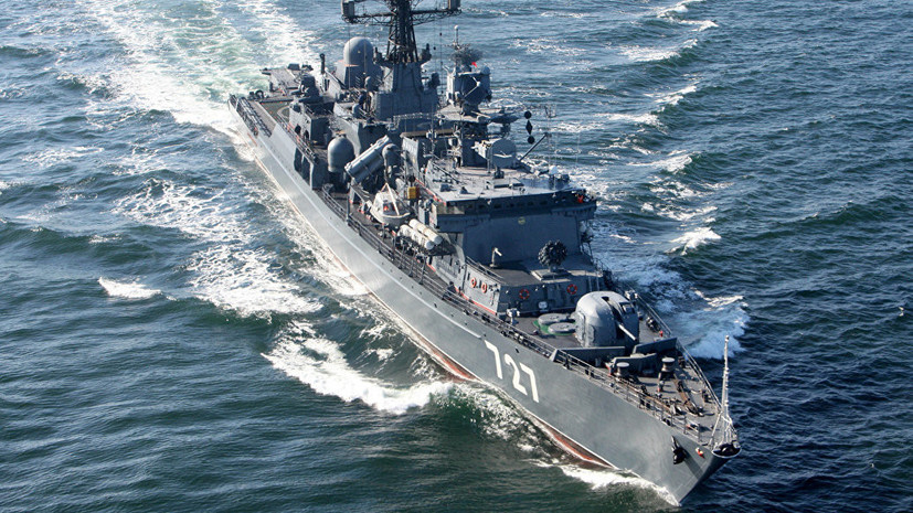 Корабль «Ярослав Мудрый» вернулся в Балтийск после дальнего похода