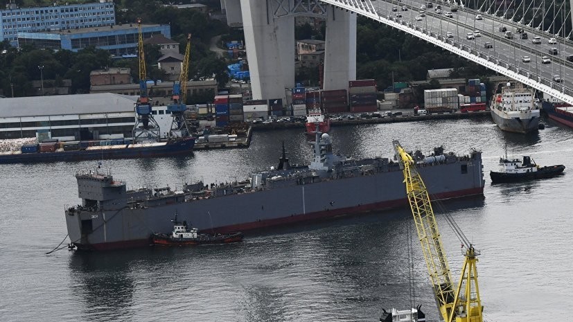 Корвет «Громкий» начал ходовые испытания в Приморье
