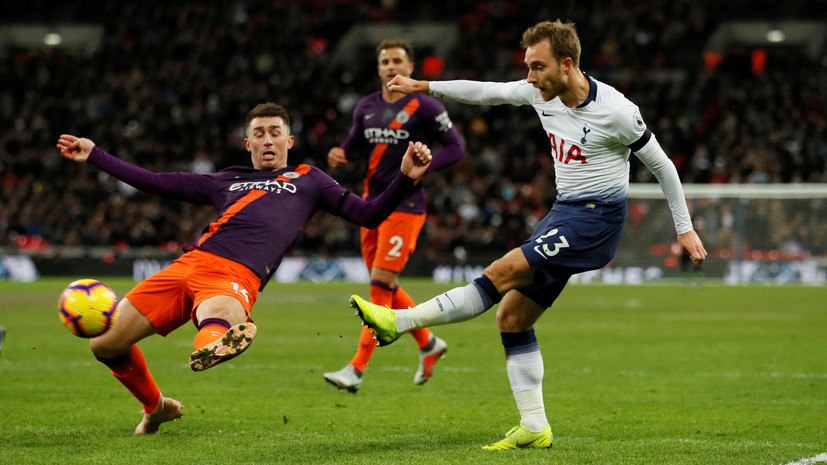 «Манчестер Сити» победил «Тоттенхэм» в матче АПЛ