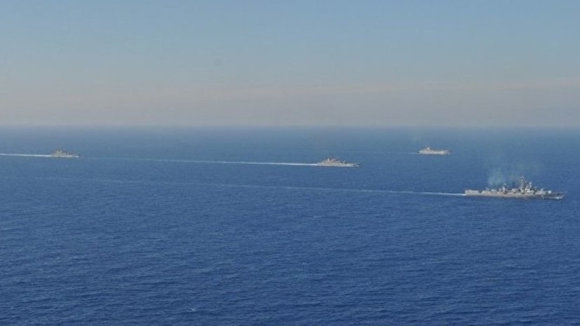 Корабли ЧФ провели учения по отражению атаки с воздуха