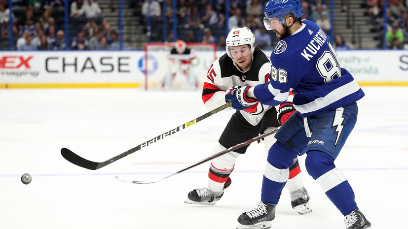 Три очка Кучерова помогли «Тампе» разгромить «Нью-Джерси» в НХЛ