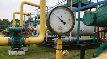 Украинское газохранилище в посёлке Дашава