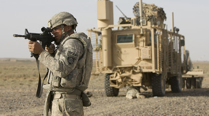 Американский солдат на юге Афганистана