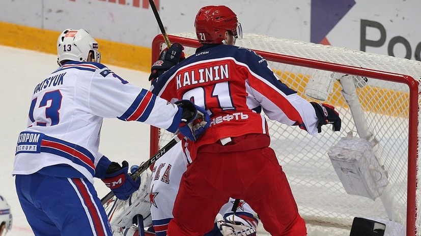 ЦСКА одержал волевую победу над СКА в регулярном чемпионате КХЛ