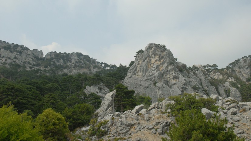 В Крыму спасли сорвавшегося со скалы туриста