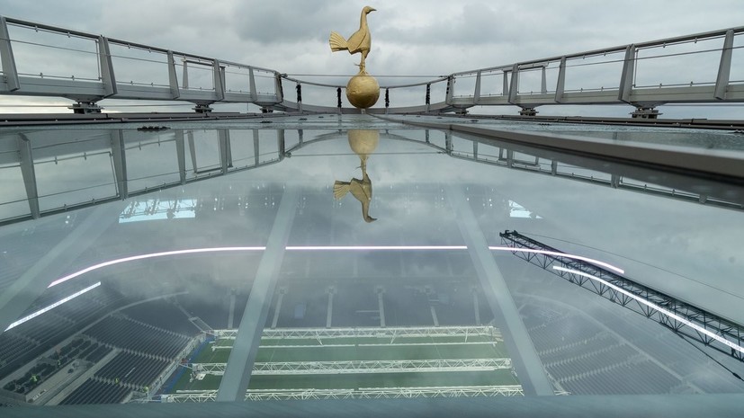 На крыше нового стадиона «Тоттенхэма» установили статую петуха