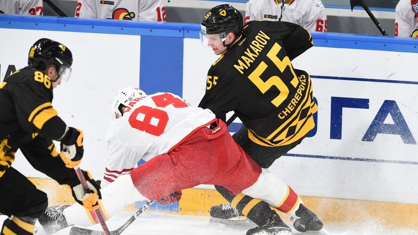 «Северсталь» потерпела четвёртое поражение подряд в КХЛ, уступив «Йокериту»