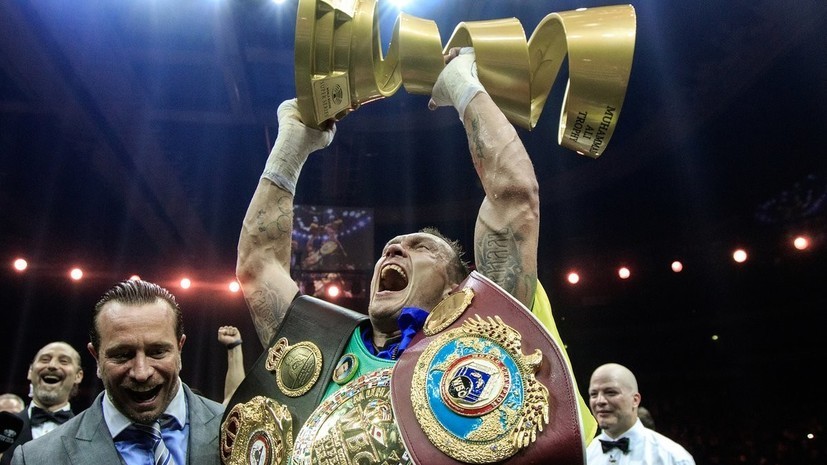 Усик заявил, что завершит карьеру, когда станет абсолютным чемпионом мира по боксу в супертяжёлом весе