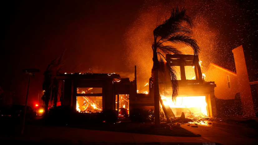 В Калифорнии пять человек погибли из-за лесных пожаров