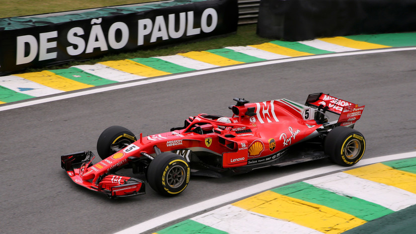 Феттель стал лучшим в третьей свободной практике Гран-при Бразилии, Сироткин — 15-й