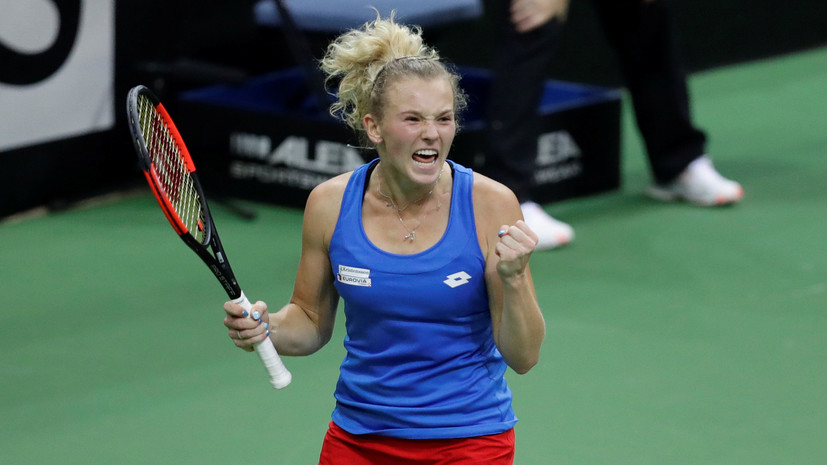 Синякова удвоила преимущество сборной Чехии в финале Кубка федерации с США