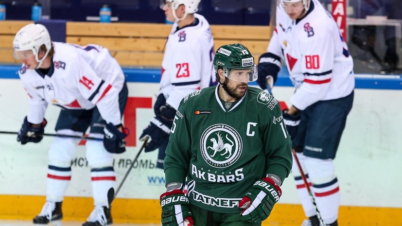Дубль Галиева принёс «Ак Барсу» победу над «Слованом» в матче КХЛ