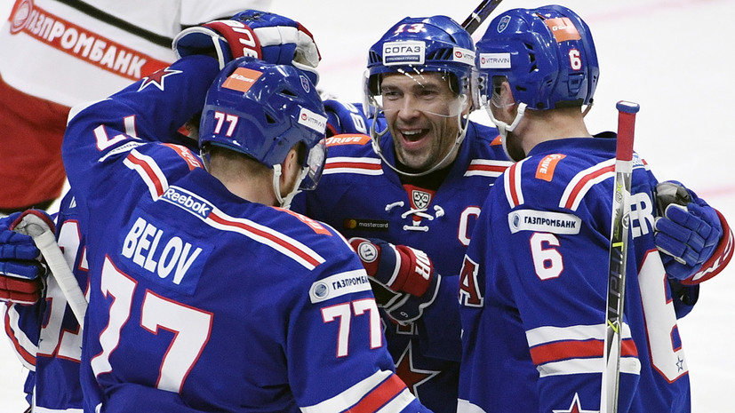 Хет-трик Прохоркина помог СКА разгромить «Адмирал» в матче КХЛ