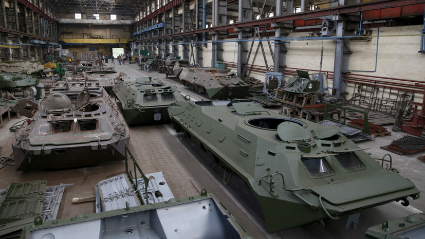 Киевский бронетанковый завод изготовил корпус БТР из выпущенной в НАТО стали