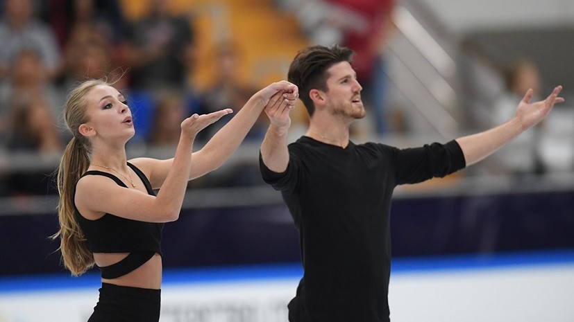 Степанова и Букин установили рекорд в произвольном танце на этапе Гран-при в России