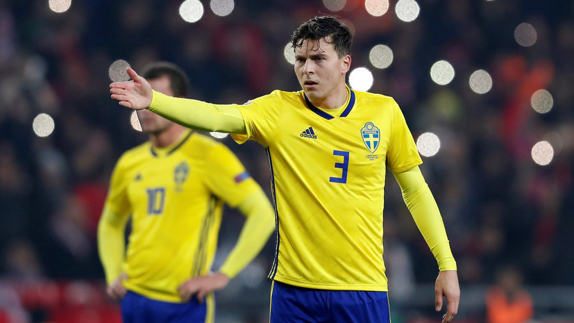 СМИ: Защитник сборной Швеции Линделёф может не сыграть с Россией из-за травмы