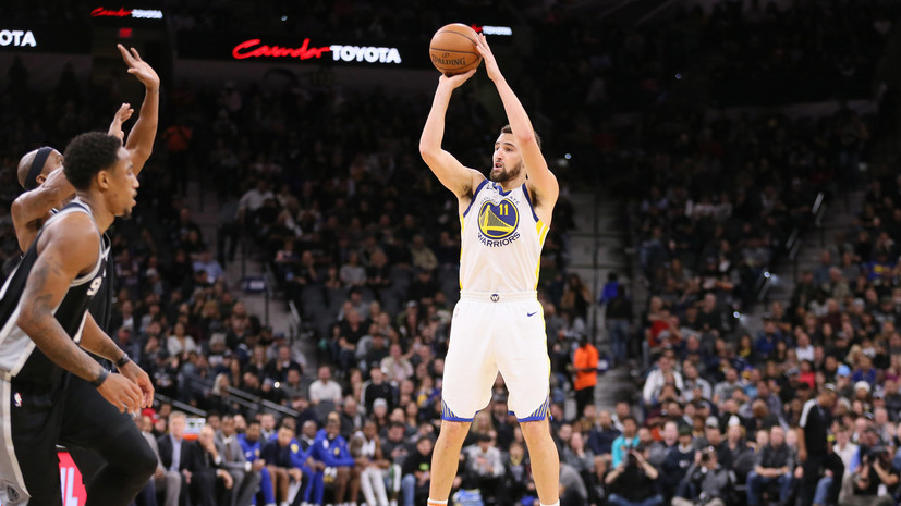 Чемпион НБА «Голден Стэйт» потерпел третье поражение подряд, уступив «Сан-Антонио»