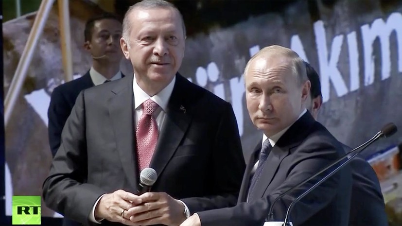 Путин заявил, что рассчитывает на запуск «Турецкого потока» до конца 2019 года