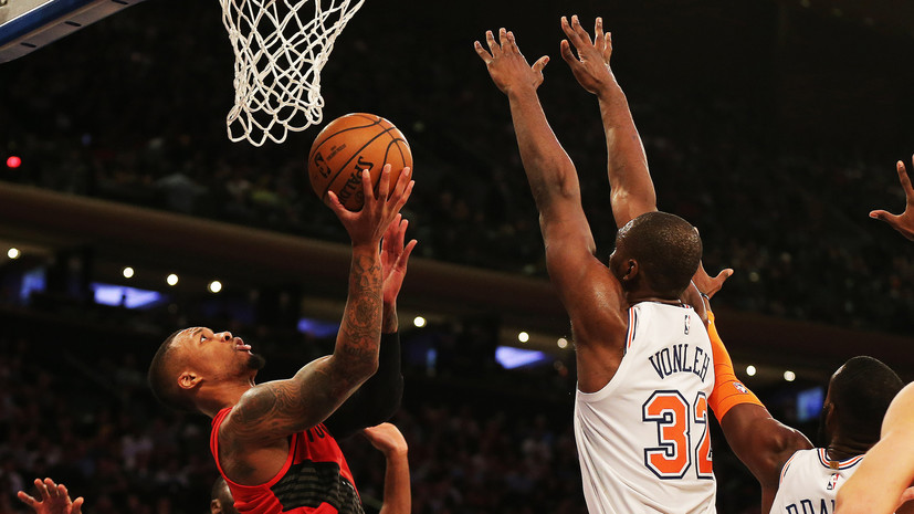 «Портленд» обыграл «Нью-Йорк» в матче НБА, Макколлум набрал 31 очко