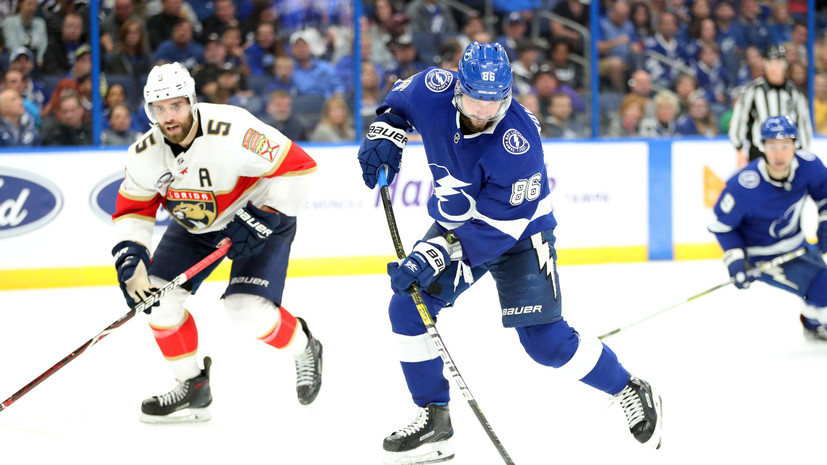Три очка Кучерова помогли «Тампе» обыграть «Флориду» в НХЛ
