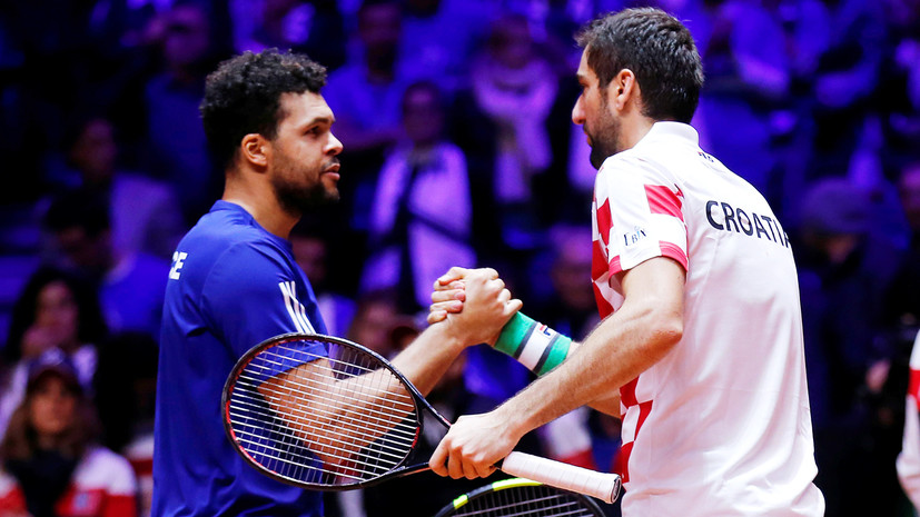 Чилич обыграл Цонга и принёс Хорватии вторую победу в финале Кубка Дэвиса