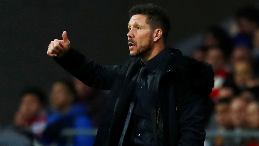 Тренер «Атлетико» Симеоне считает «Барселону» лучшим футбольным клубом мира