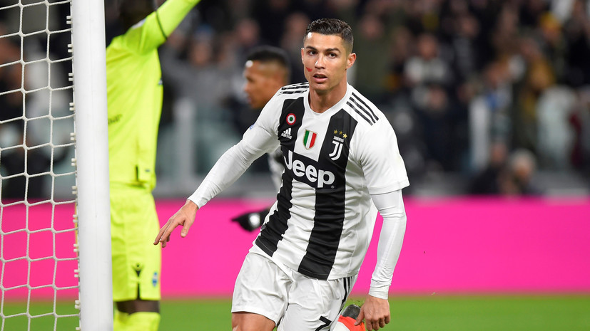 Гол Роналду помог «Ювентусу» победить СПАЛ в матче Серии А