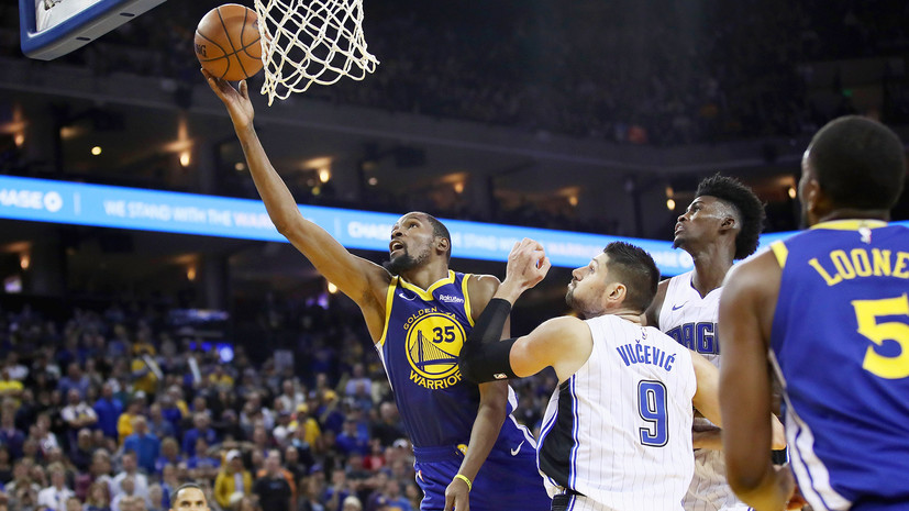 «Голден Стейт» отыграл отставание «-18» и победил «Орландо» в матче НБА